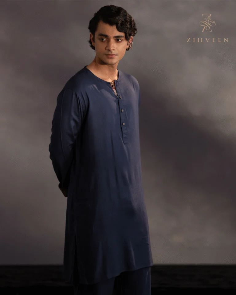 Sapphire Blue round neck chords