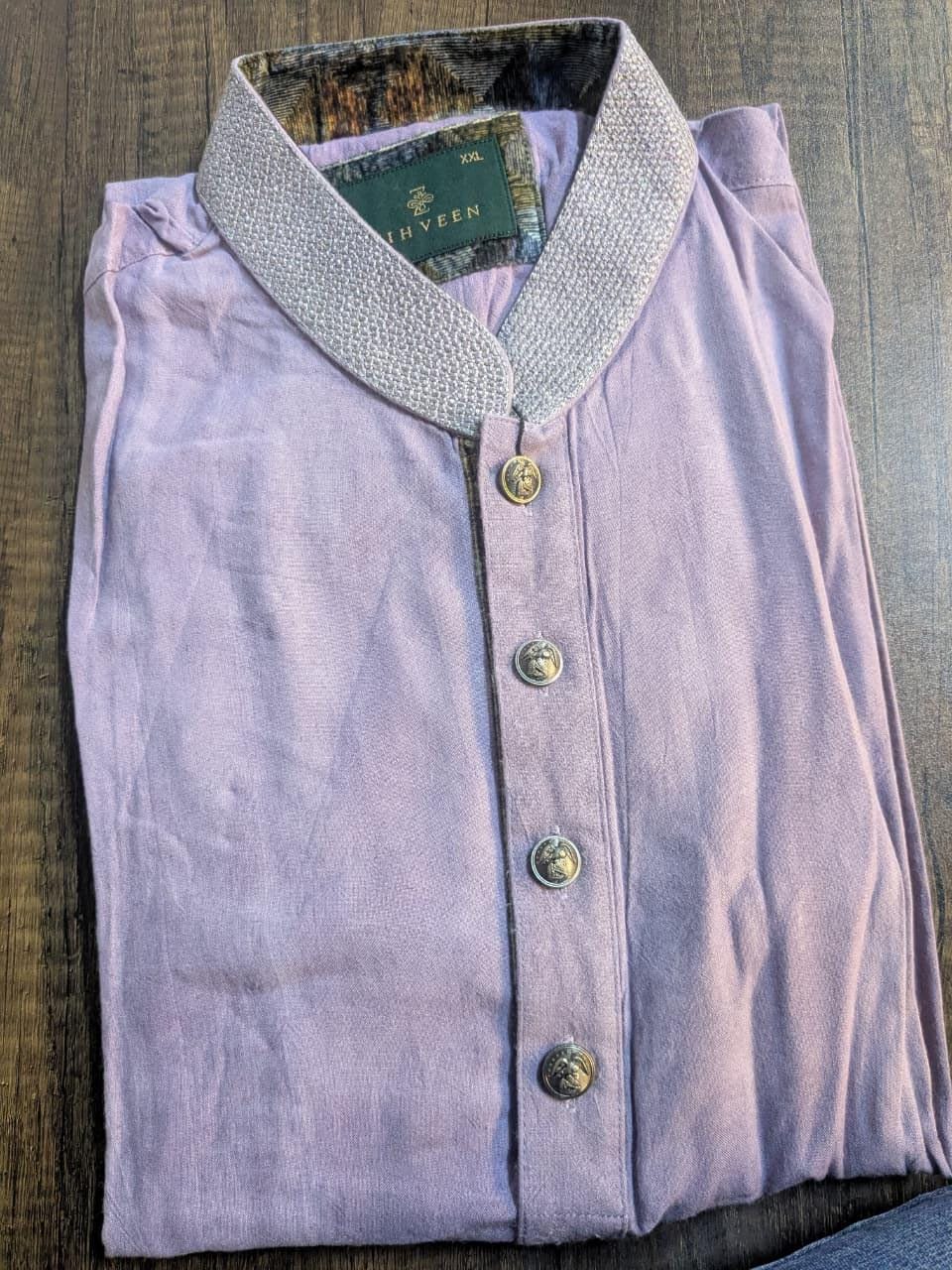 Levender with collar Embroidery