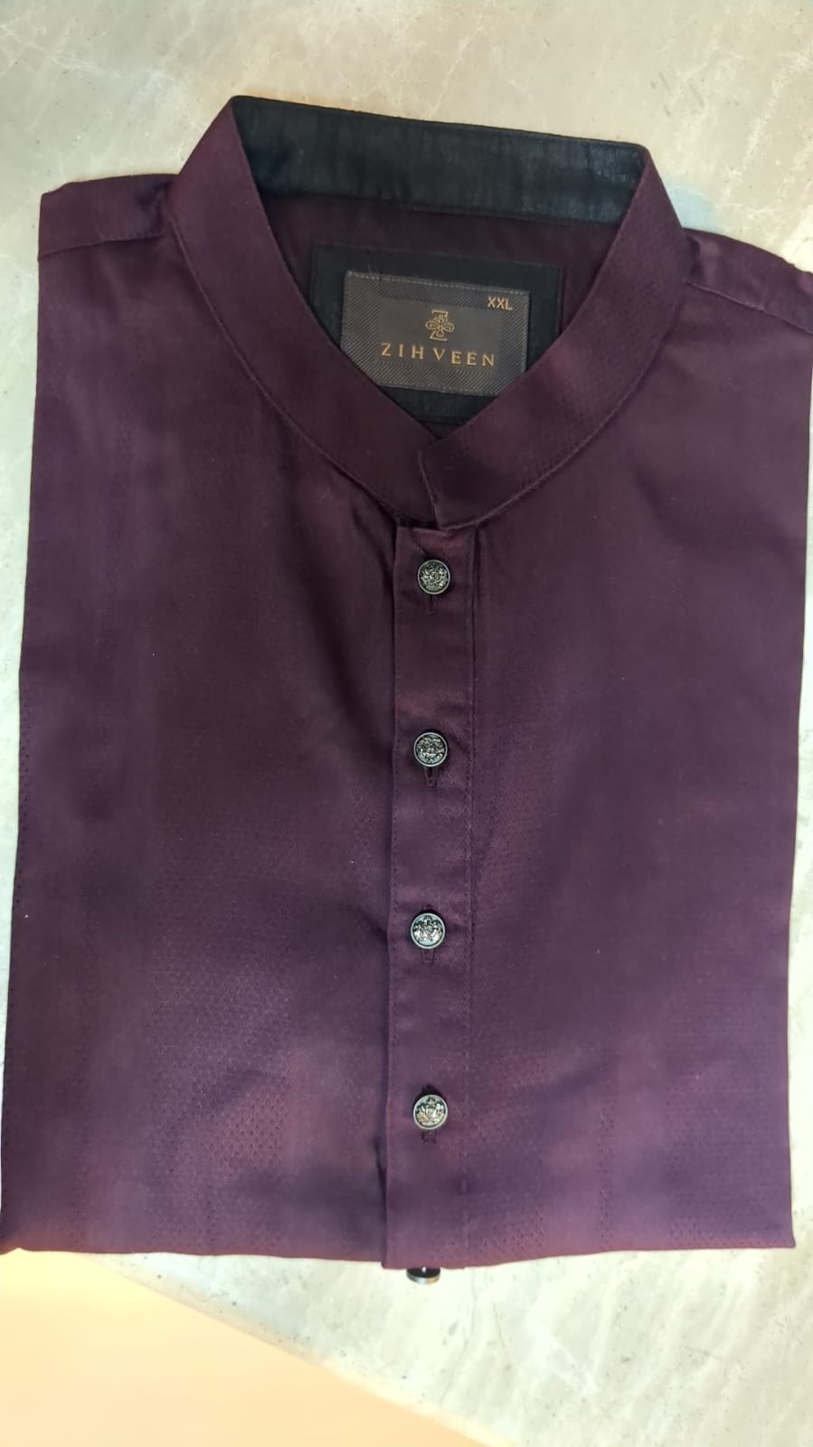 Rosewood Maroon with Elegant Button