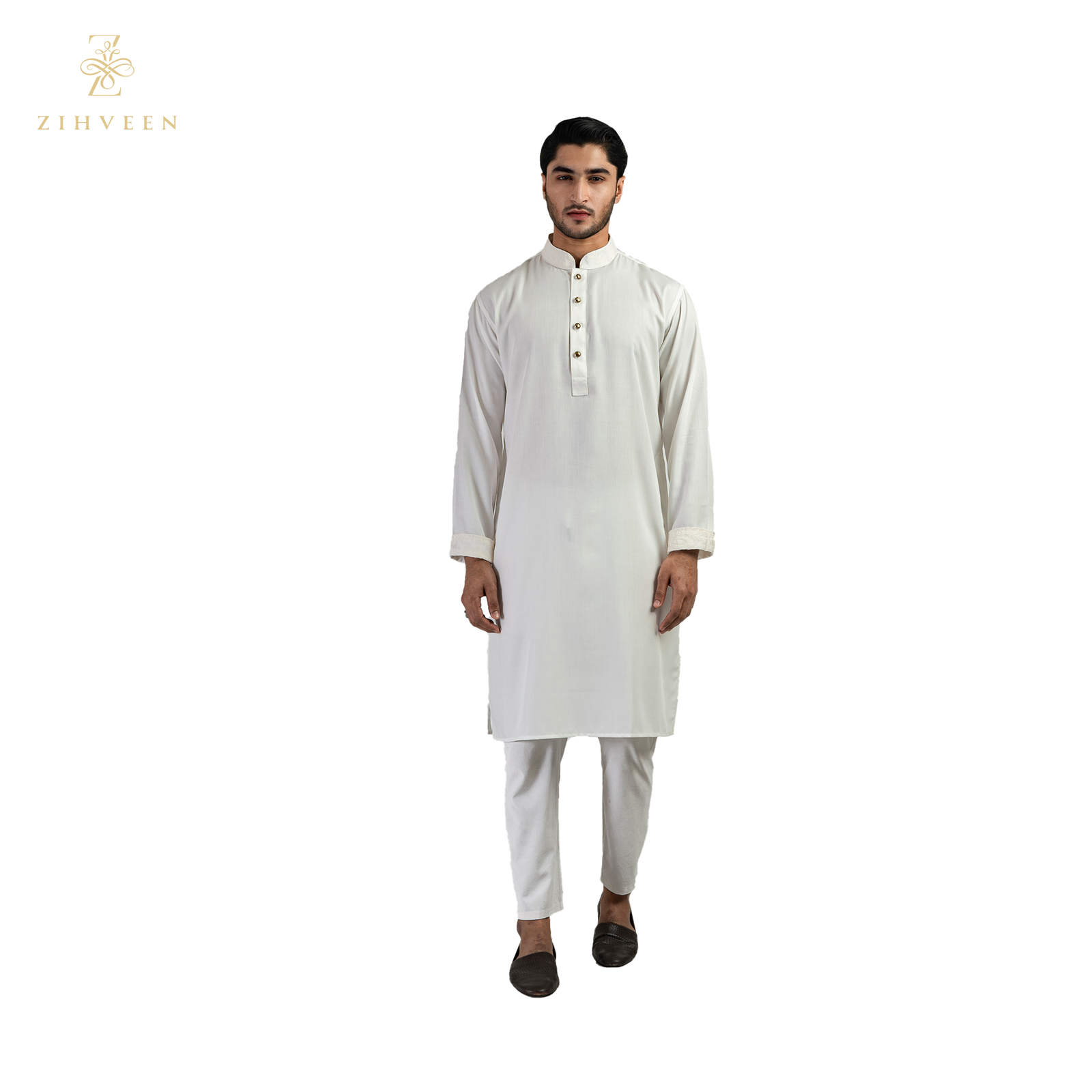 White in elegant contrast - ZVWE2537E - view 3