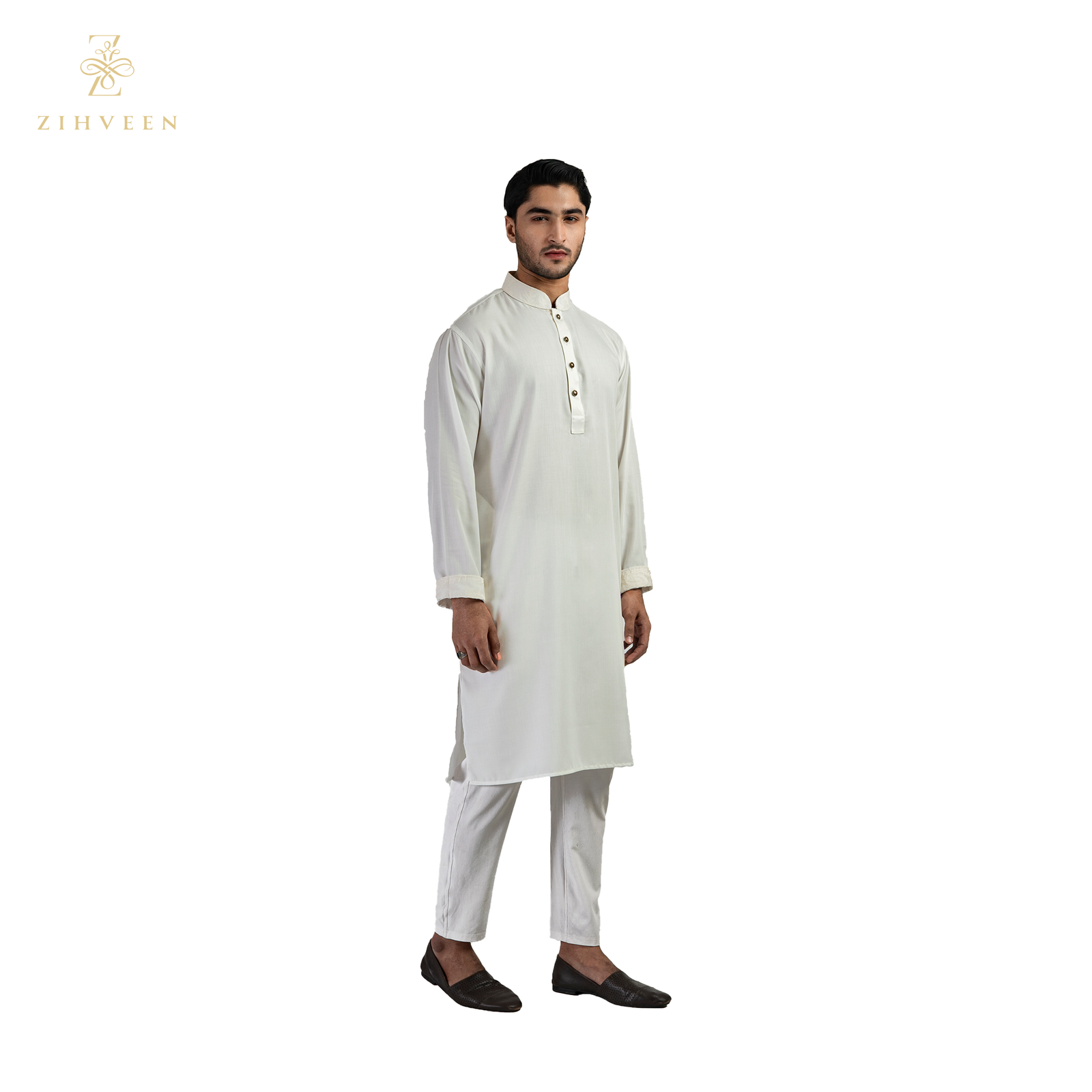 White in elegant contrast - ZVWE2537E - view 2